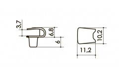 Крючок арт. 01C33 00