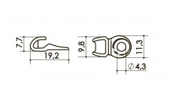 Крючок арт. 01D47 00
