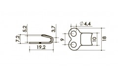 Крючок арт. 01E90 00