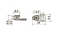 Крючок  арт. 073T5 00