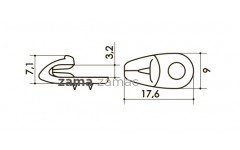 Крючок  арт. 073W2 00