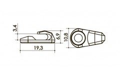Крючок  арт. 073Y6 00
