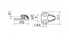 Крючок  арт. 07E11 00