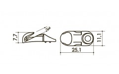 Крючок  арт. 07F21 00