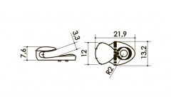 Крючок  арт. 07L74 00