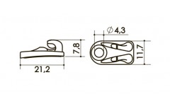 Крючок арт. 07N21 00