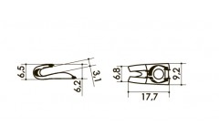 Крючок  арт. 07N26 00