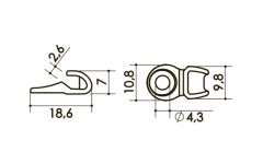 Крючок  арт. 07N29 00