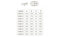 Пряжка арт. 01B38 Пряжка арт. 01B38