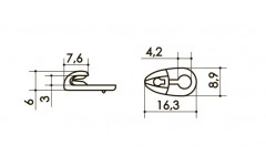 Крючок  арт. 077N3 00