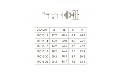Пряжка арт. 11С15 Пряжка арт. 11С15